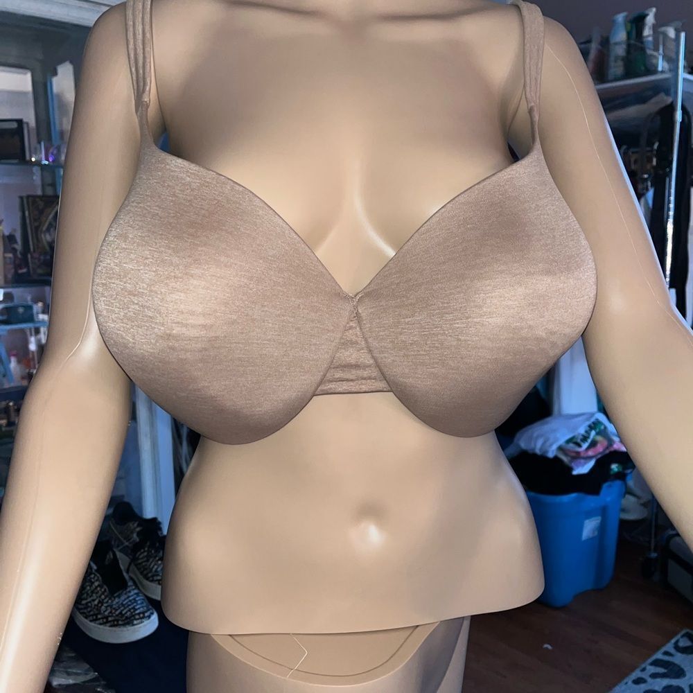 Cacique True Embrace T-Shirt Bra Tan sz 44DDD